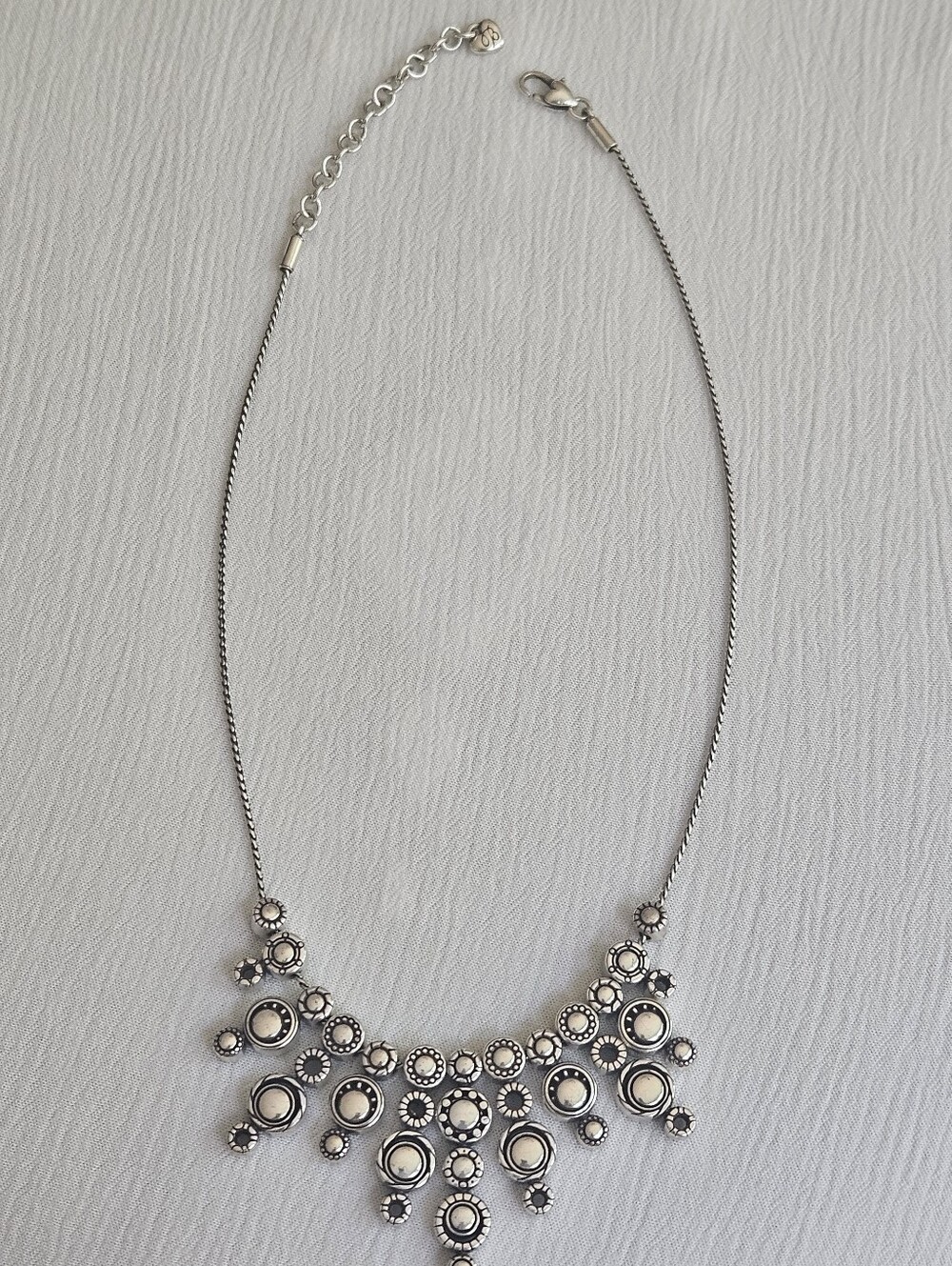 Brighton Halo Burst Tanzanite Necklace - Picture 5 of 7